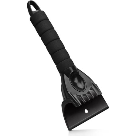 Sort isskraber, plastik isskraber med skridsikkert håndtag Mult