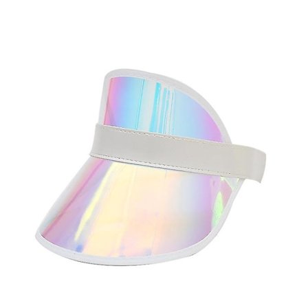 Solskygge Hat Kvinder Mænd Piger Justerbar Sport Strand Hovedbeklædning Udendørs Uv Beskyttelse Solhat Transparent Klar Kasket