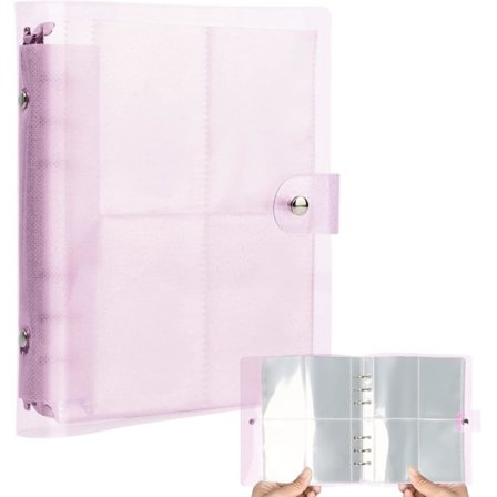 200 Taskun Photo Binder -albumi, Kpop Mini Photo Card -taskukirja, 3 Tuuman Pienet Valokuvat Kuvakokoelmaan, Violetti