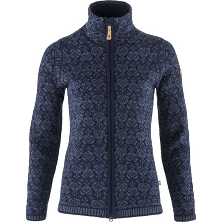 Fjällräven Snow Cardigan XL - female - Dark Navy - Trøjes & knitwear