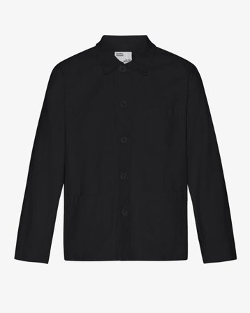 Organic Workwear Jacket - Deep Black