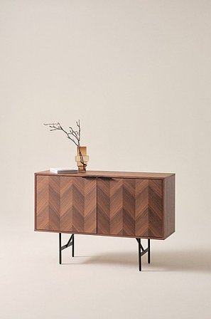 Jotex - Sideboard 40 x 120 Cm Walnussfurnier - DUVBERG - Kaufe Anrichten & Sideboards bei Jotex