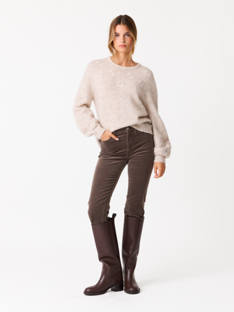 Jean Paul - Cam genser - Dame - Beige - Gensere & Cardigans - M