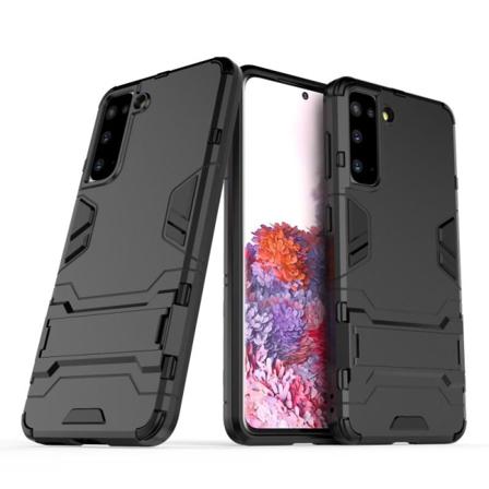 Samsung S21 Plus Støtsikker veske med Kickstand ThinArmor Black