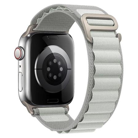Alpine Loop-rem til Apple Watch 49mm 44mm 40mm 45mm 41mm 42mm 38mm 38 40 44 45 Mm Armbånd Iwatch Ultra Serie 7 6 3 Se 8 gray-light gray 38 40 41mm