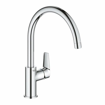 Miscelatore lavello Grohe BauEdge monocomando con bocca alta e girevole