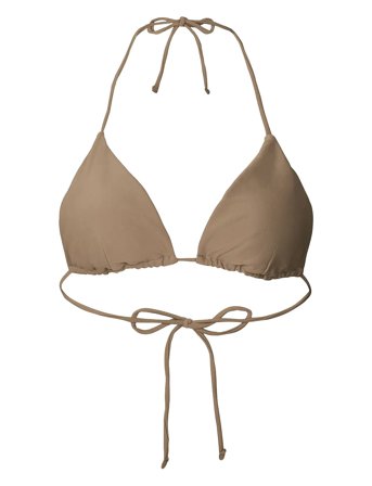 Bikini Top Triangle Bay Beige Rethinkit Studios