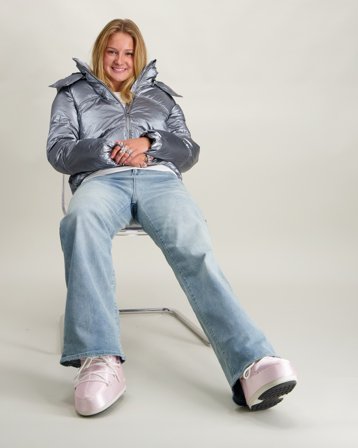 Zadig&Voltaire PUFFER JACKET Grå Jakker Jente - Kids Brand Store