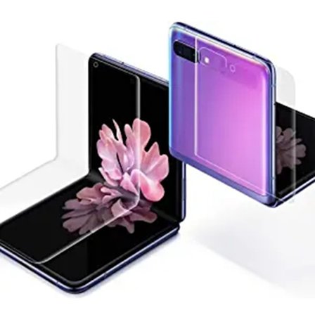 (3-PACK) Galaxy Z Flip- Skärmskydd 3 in 1 Hydrogel (Fram + Bak)