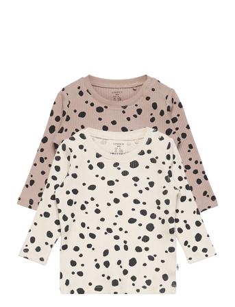 Top Basic Rib Aop 2 Pack Patterned Lindex