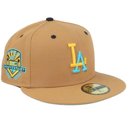 New Era - MLB Bruin fitted Cap - Los Angeles Dodgers Glazed Almond 59FIFTY 50th Bronze Fitted @ Hatstore