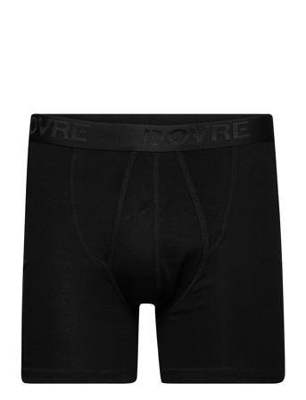 Benklæde M/Kort Ben Og Gylp Boksershorts Svart Dovre