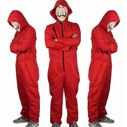 Unisex Salvador Dali La Casa De Papel Rahapaja Cosplay -asu