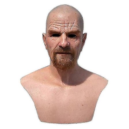 Latex Full Head Overhead Walter White Breaking Bad Halloween Cosplay Maske Ui