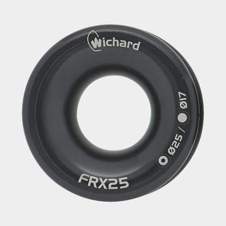 Lågfriktionsring Wichard FRX25, Ø60/25 mm, för tamp upp till Ø16 mm (innertamp) / Ø17 mm (yttertamp)