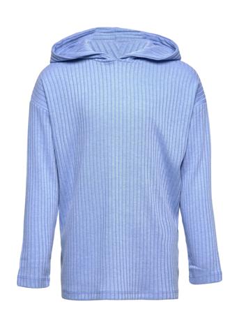 Lpmolly Ls Hoodie Tw Hettegenser Genser Blå Little Pieces