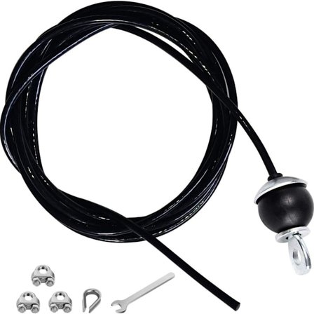 Fitness kabelmaskine træningsudstyr, stålwire reb med gummi KLB