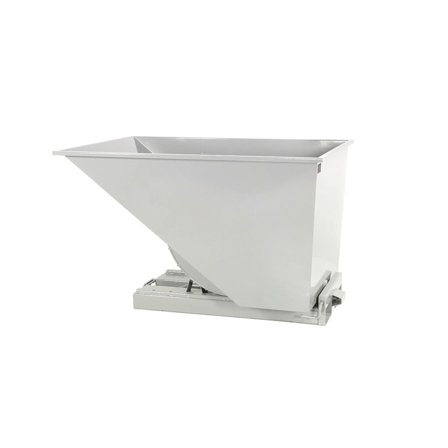 Tippcontainer, 1100 liter, hvit