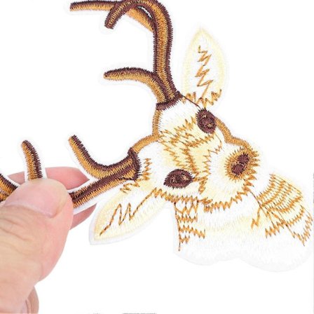 12 kpl peuranpäälaastareita brodeerattu silitettävä laastari tee-se-itse-vaatteiden matkatavaroiden koristeluun