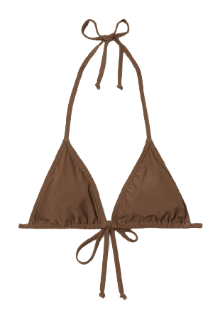 Å WOMAN Bikinitopp med knytband JULIA Bikini Brun M