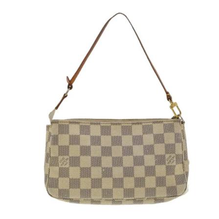 Louis Vuitton Vintage, Pre-owned Canvas pouches Wit, Dames, Maat:ONE Size