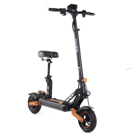 KuKirin G2 Max adult electric scooter, 10-inch off-road tires, top speed 55 km/h, 48V 20Ah 1000W power, 80 km range, seat