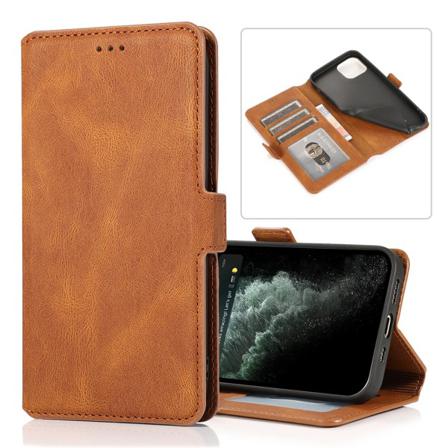iPhone 14 Plus - Elegant Praktiskt Plånboksfodral Brun