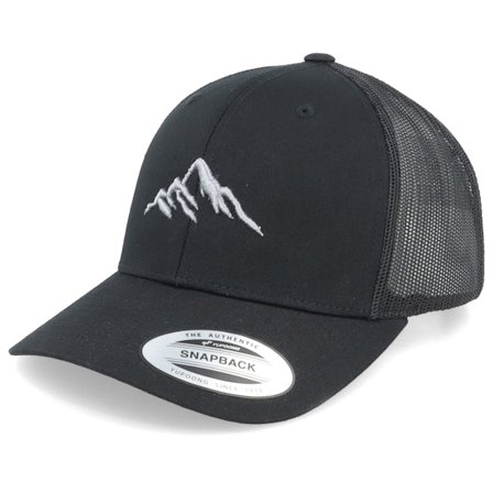 Wild Spirit - Black - trucker - Cap - Mountain 3d Black Trucker - Hatstore