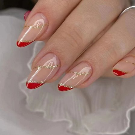 Almond Fake Nails False Nail 1 1