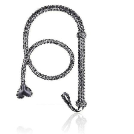 Ekte kvegsskinnpisk hest (svart)