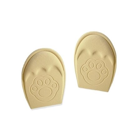 Pakke med 2 par puder til overdimensionerede sko - Passer til alle sko - Skumpuder - Skridsikker indlægssål forfod til tæer(hudfarve)