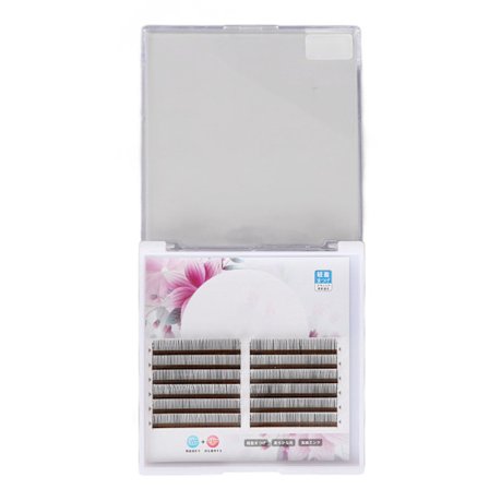 Falske øyevipper 10mm myke tykke tette krøller kjemisk fiber langvarige enkel betjening naturlige vipper for kvinner sminke