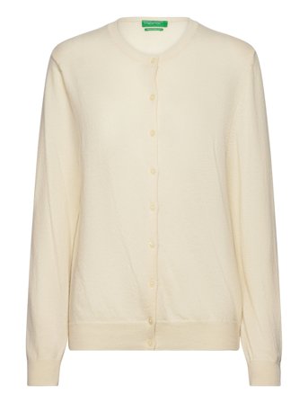 United Colors of Benetton L/S Sweater - Cream - L