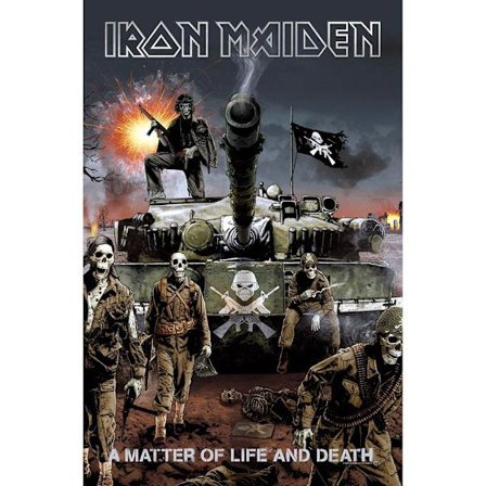 Posterflagga - Iron Maiden - A matter of life and death