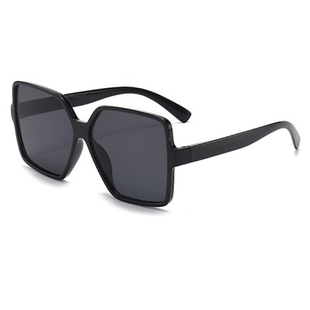 Fyrkantiga Solglasögon Dam Lyx Stor Ram Dam Solglasögon