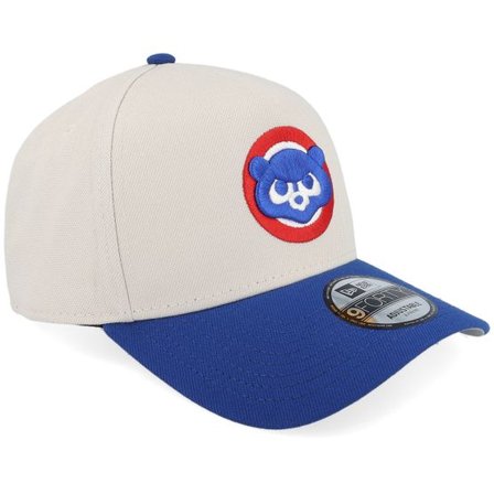 New Era - MLB Beige adjustable Keps - Chicago Cubs Exclusive Mix GCP 9FORTY Stone/Royal A-frame Adjustable @ Hatstore
