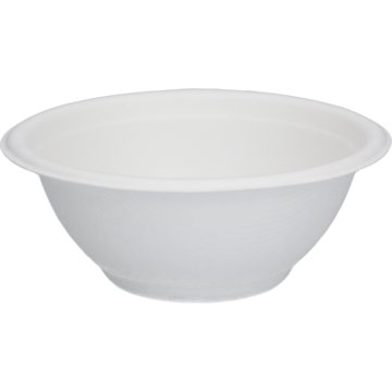 Bagasseskål Dyp Hvit 22cl