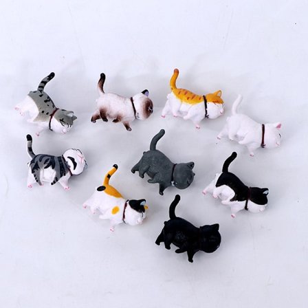 9 KPL Kissan jääkaappimagneettia toimistomagneettia(Yksi sukupolvi), Vahva 3