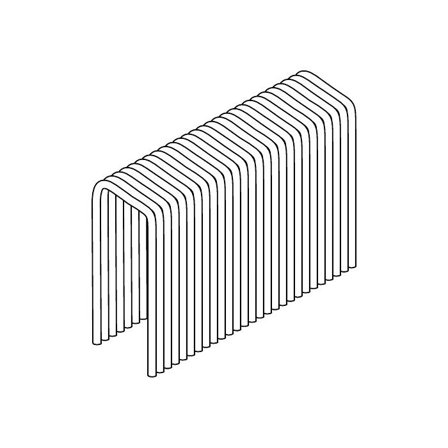 ESSVE PZ16 Klammer 2000-pack 10,8 x 32 mm, Infästning