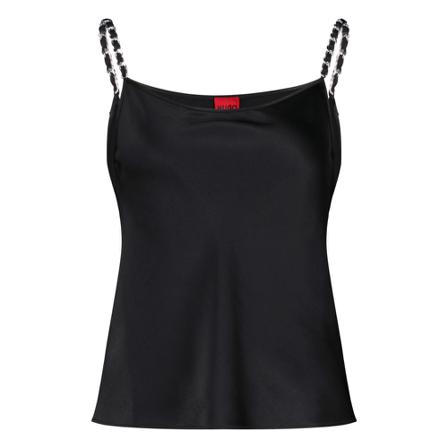Hugo Boss Sleeveless Tops , Zwart , Dames , Maat: S