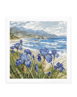 Stickpackung Bild Blaue Harmonie - LetiStitch