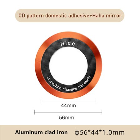 För Magsafe Magnetic Plate Ring Universal Metal Sticker Support