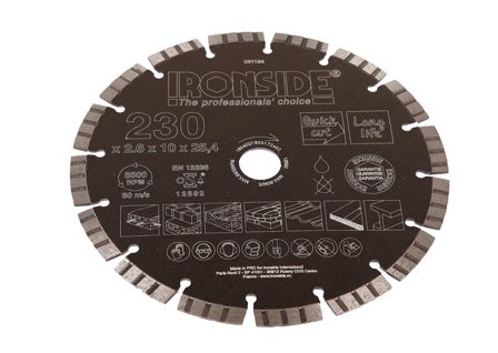 Ironside 201184 Kappeskive 230 x 22,23 x 2,6 x 10 mm, Maskintilbehør & forbruk