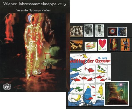 FN Wien - Årsmappe 2013 - Postfrisk