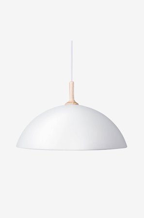 Herstal - Riippuvalaisin Bowl - Valkoinen - Riippuvalaisimet - - Homeroom