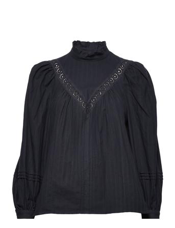 Top Bluse Langermet Marineblå See By Chloé