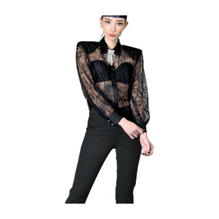 Simona Corsellini Shirts Sort, Dame Skjorter
