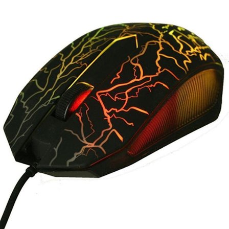 Gamingmus med LED Belysning - Volcanic RGB