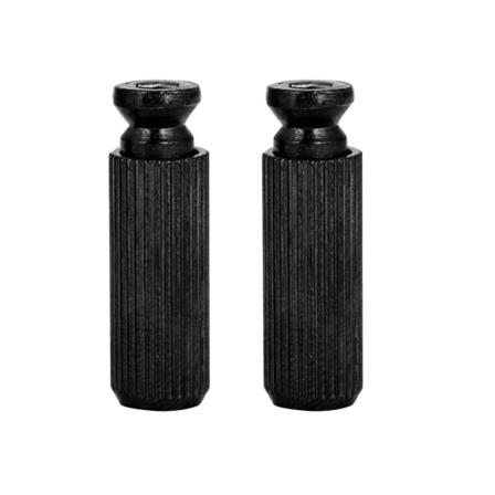 2 stk 8 mm justerbar elektrisk gitar Tremolo brostenger og ankre for Floyd Rose (svart)