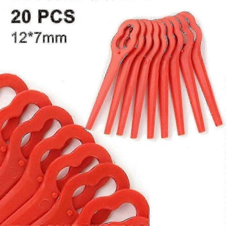 100 stk. Gressklipperblader Trimmerblader Gress Trimmer Blad